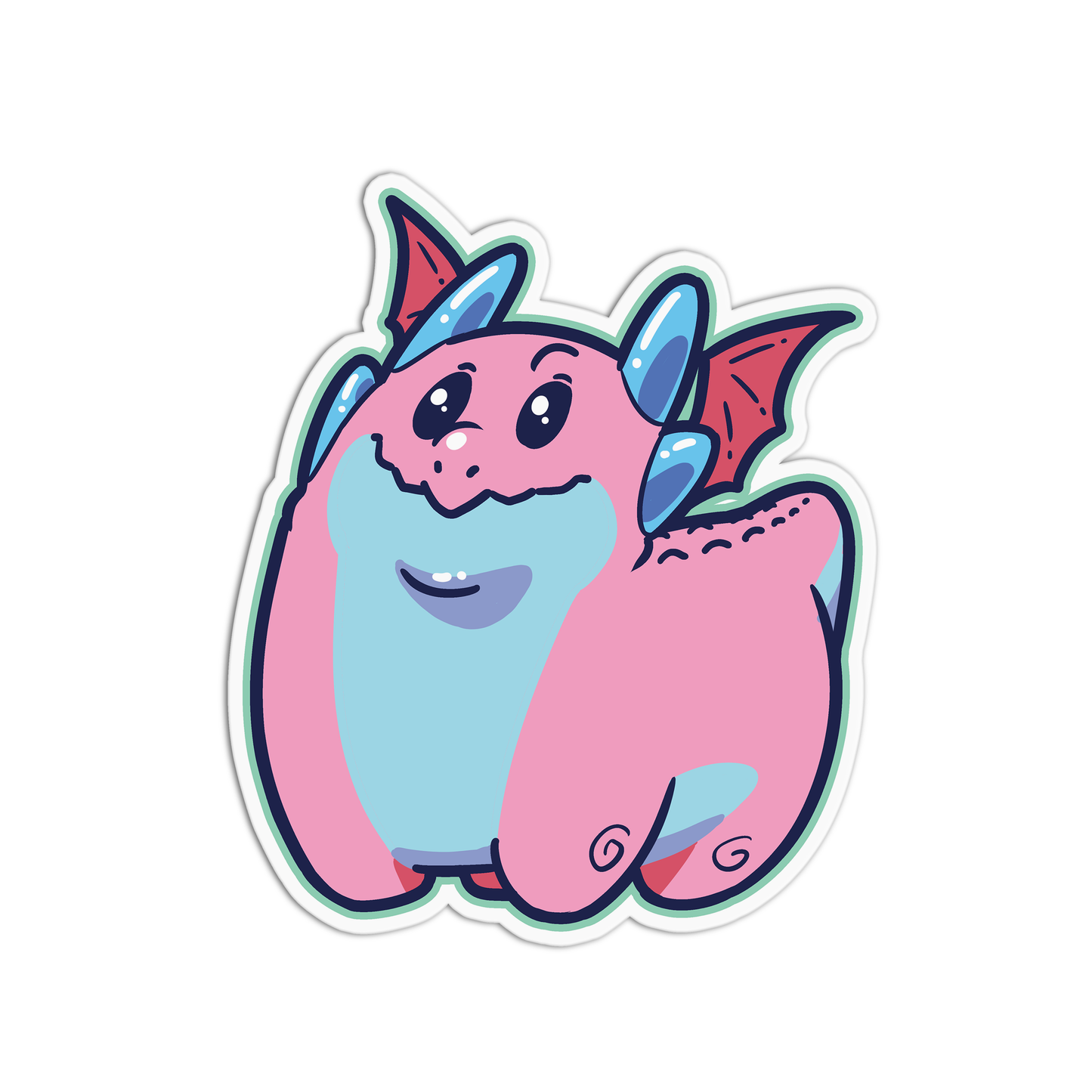 Color Squad Cute Dragons Stickers