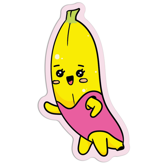 Happy Banana Cute Fruits Stickers