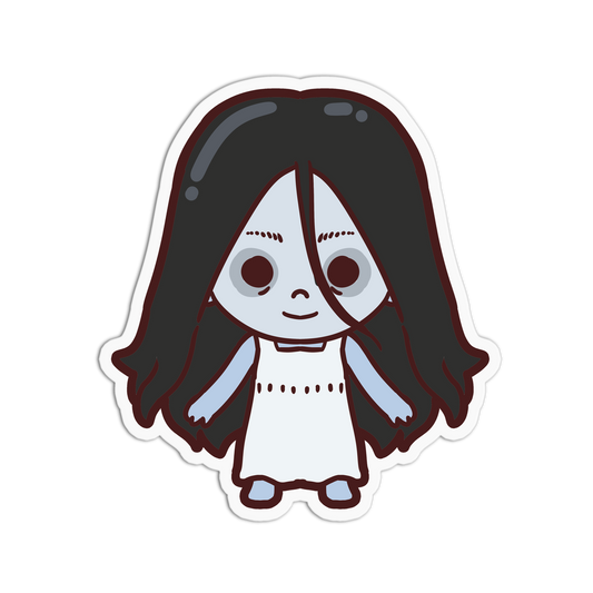 Spooky Longhair - Cute Horror Sticker