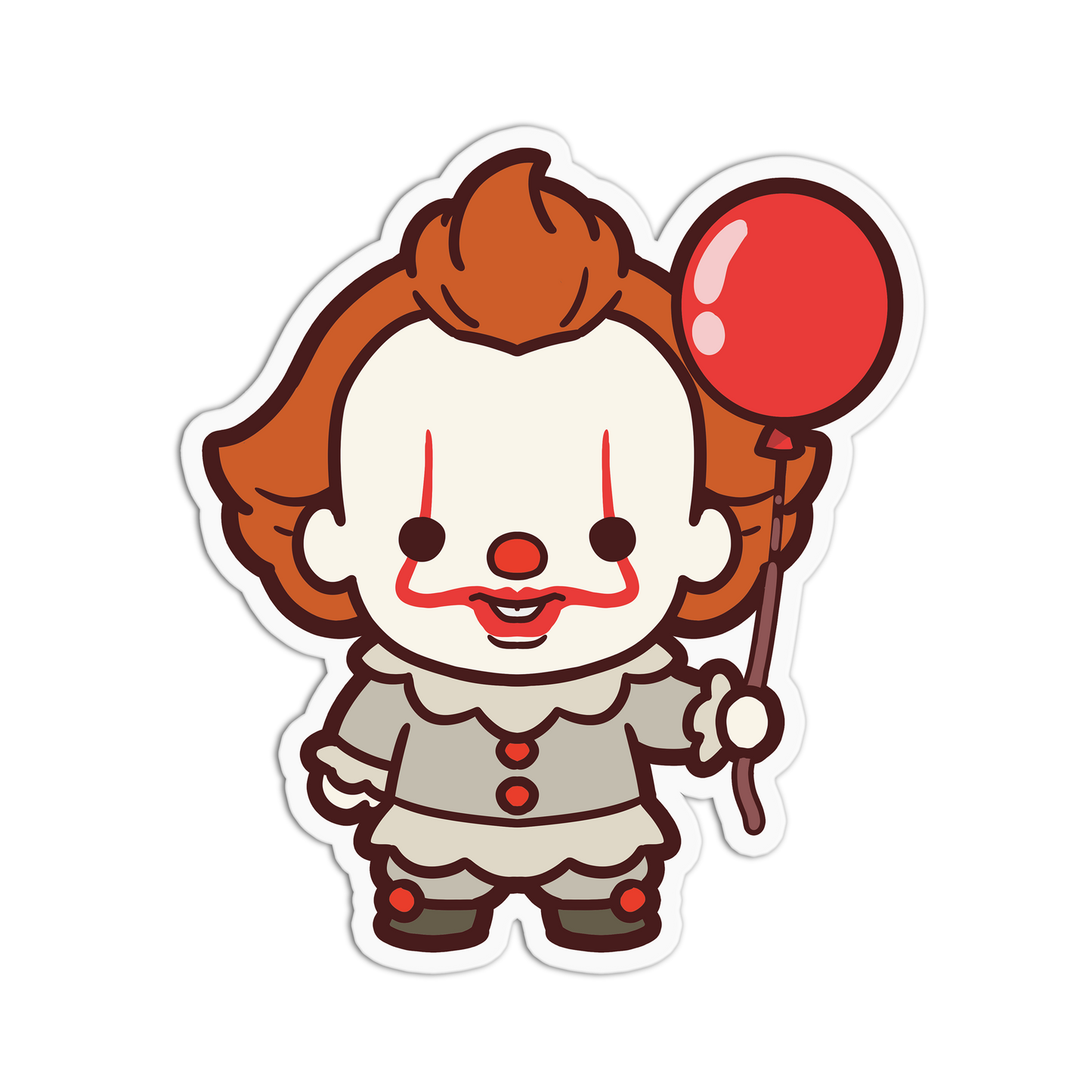 Floaty Clown - Cute Horror Sticker