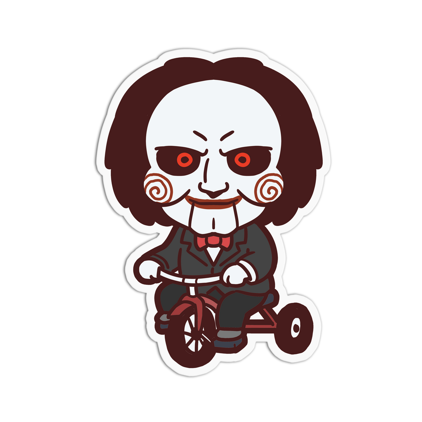 Puppet on Wheels - Cute Horror Sticker