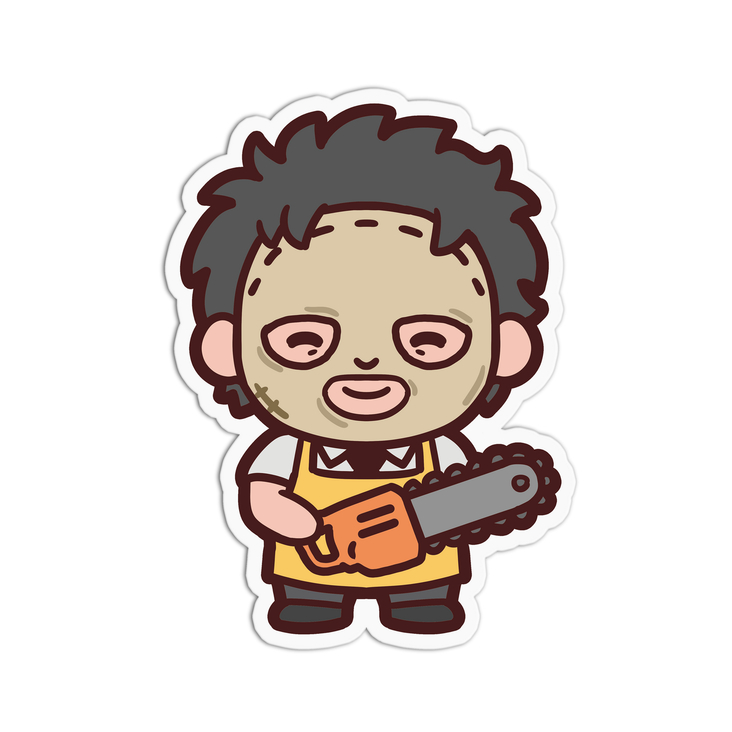 Chainsaw Cutie - Cute Horror Sticker