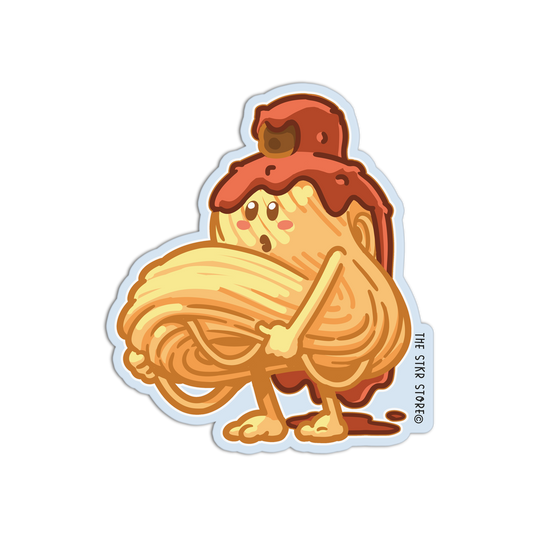 Spaghetti Monster Cute Pasta Sticker