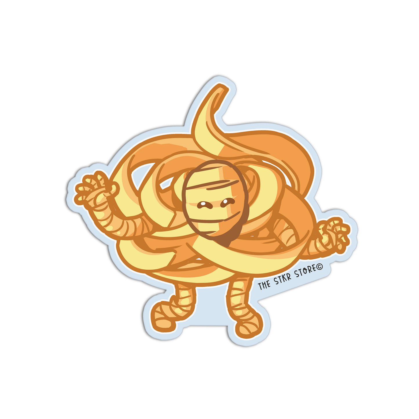 Tagliatelle Mummy Cute Pasta Sticker