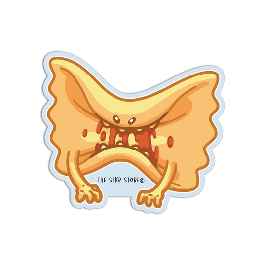 Farfalle Monster Cute Pasta Sticker