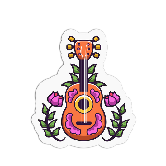 Strumming Spirit Day of the Dead Stickers