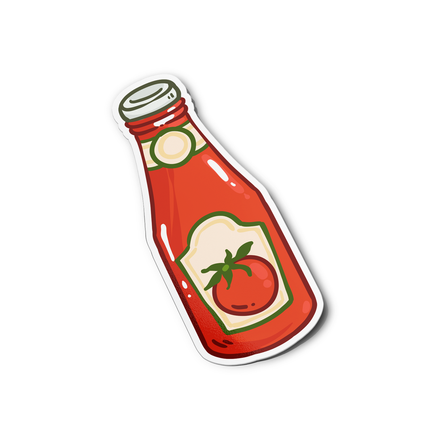 Tomato Ketchup Asian Condiments Sticker