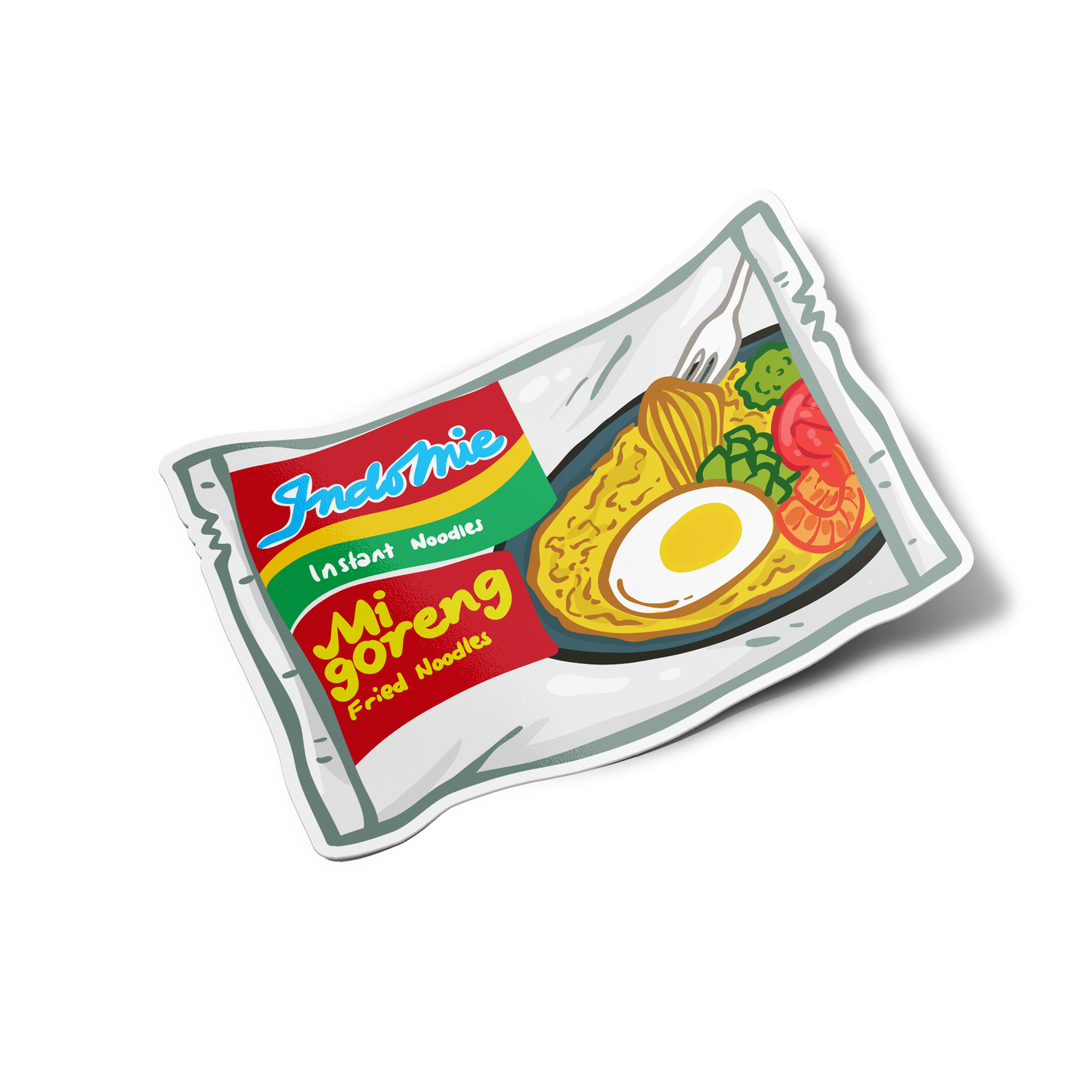Mi Goreng Asian Food Sticker
