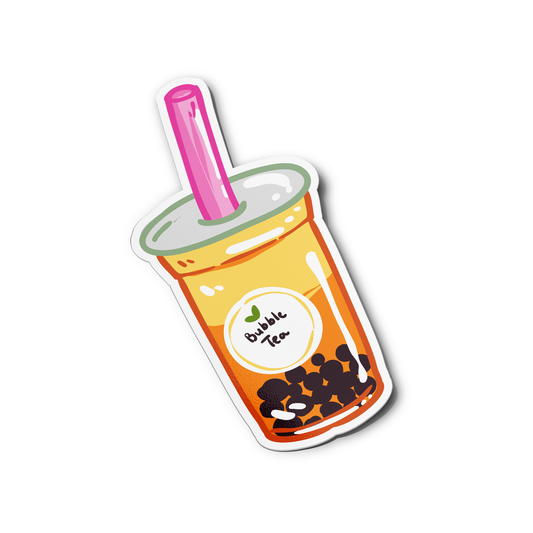 Bubble Tea Asian Drink Sticker
