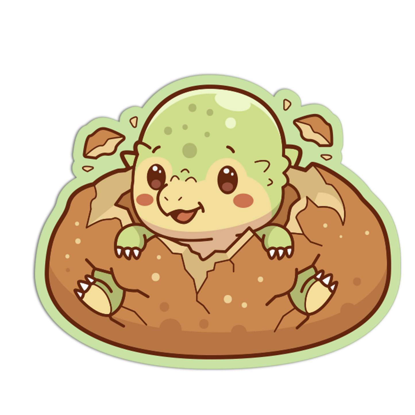 Dino Nugget Hatchling - Dinosaur Sticker