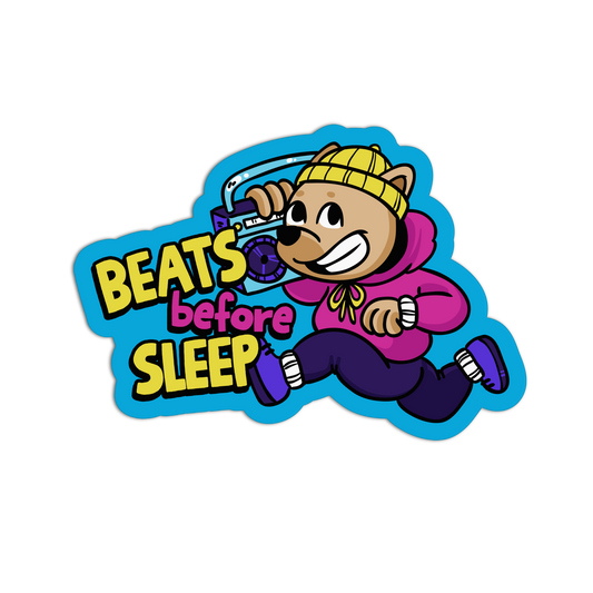 Beats Before Sleep DJ Set Stickers