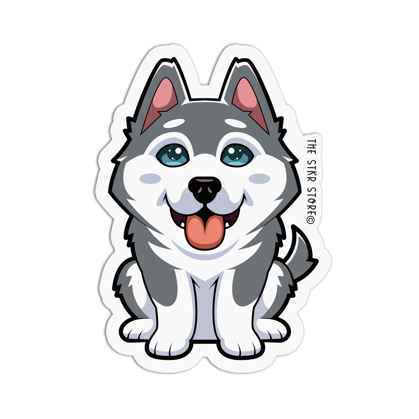 Siberian Husky Dog Breed Sticker