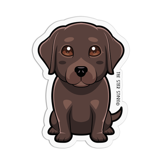 Black Labrador Dog Breed Sticker