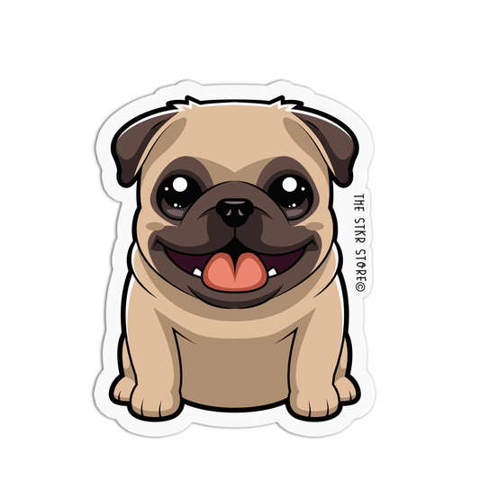 Pug Dog Breed Sticker