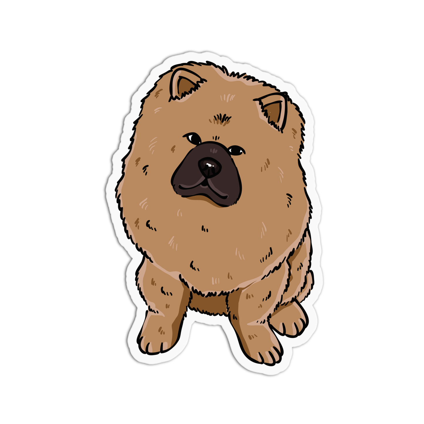Chow Chow  Dog Sticker