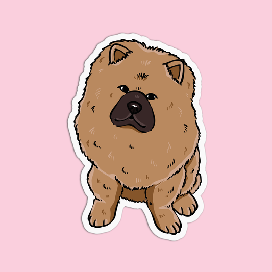Chow Chow  Dog Sticker