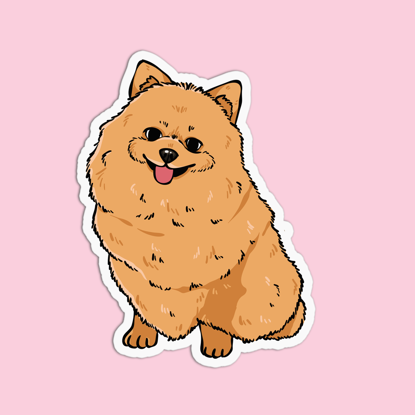 Pomeranian Dog Sticker