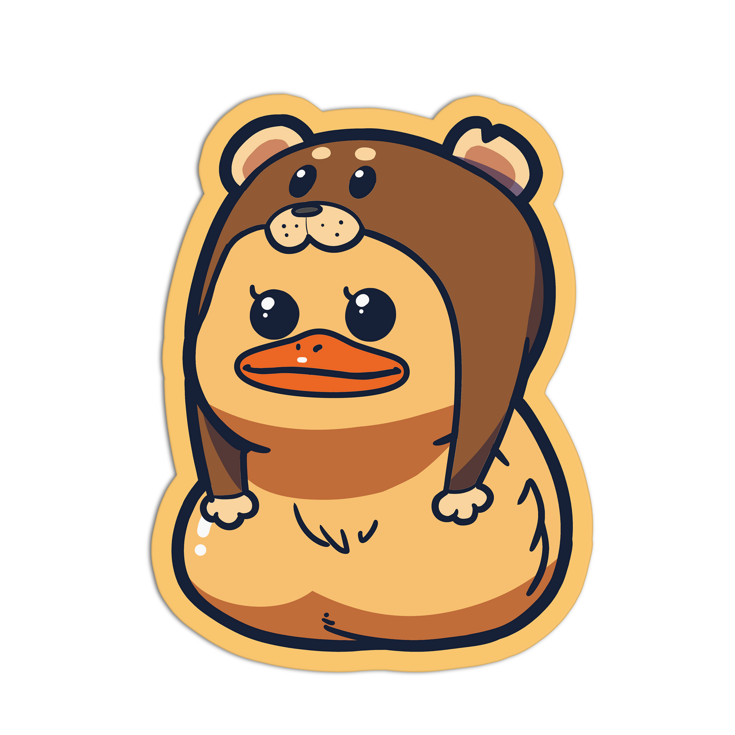 Bear Duckies Stickers
