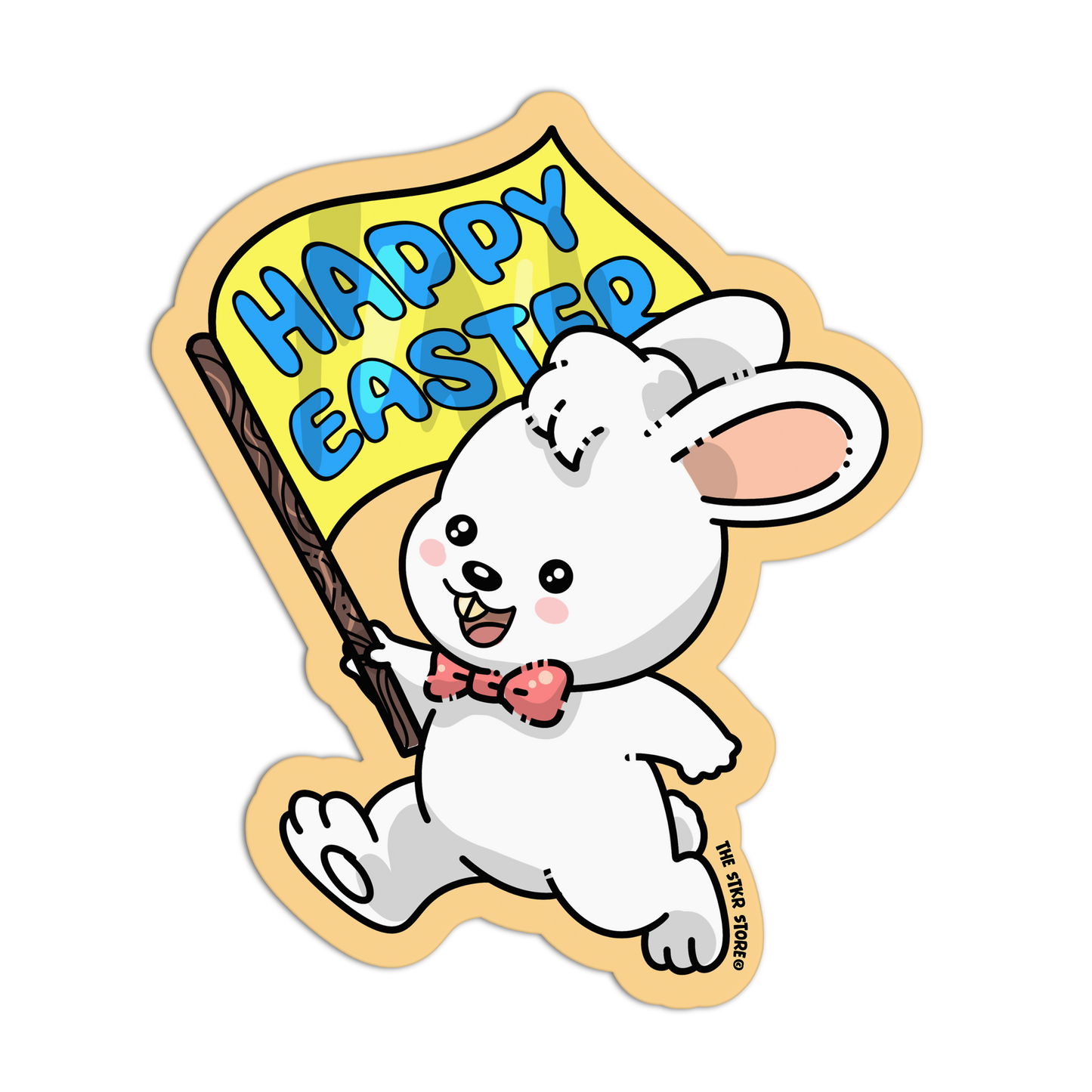 Holiday Messenger - Easter Bunny Sticker