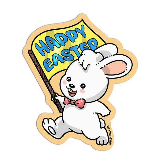 Holiday Messenger - Easter Bunny Sticker