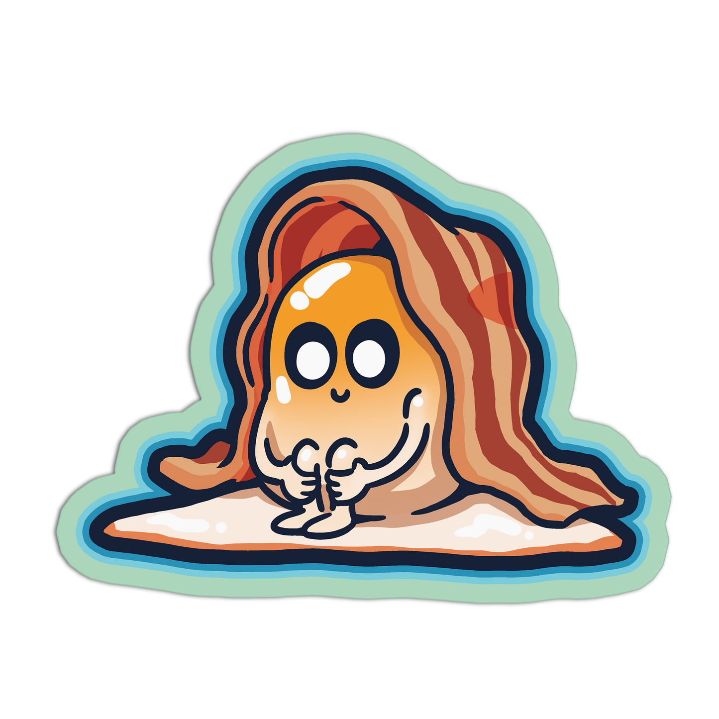Sunny-Bacon Breakfast Egg Stickers