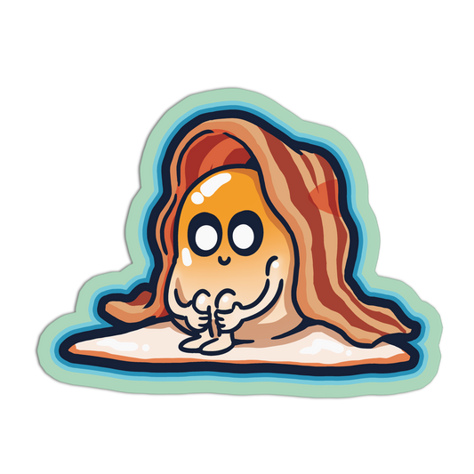 Sunny-Bacon Breakfast Egg Stickers