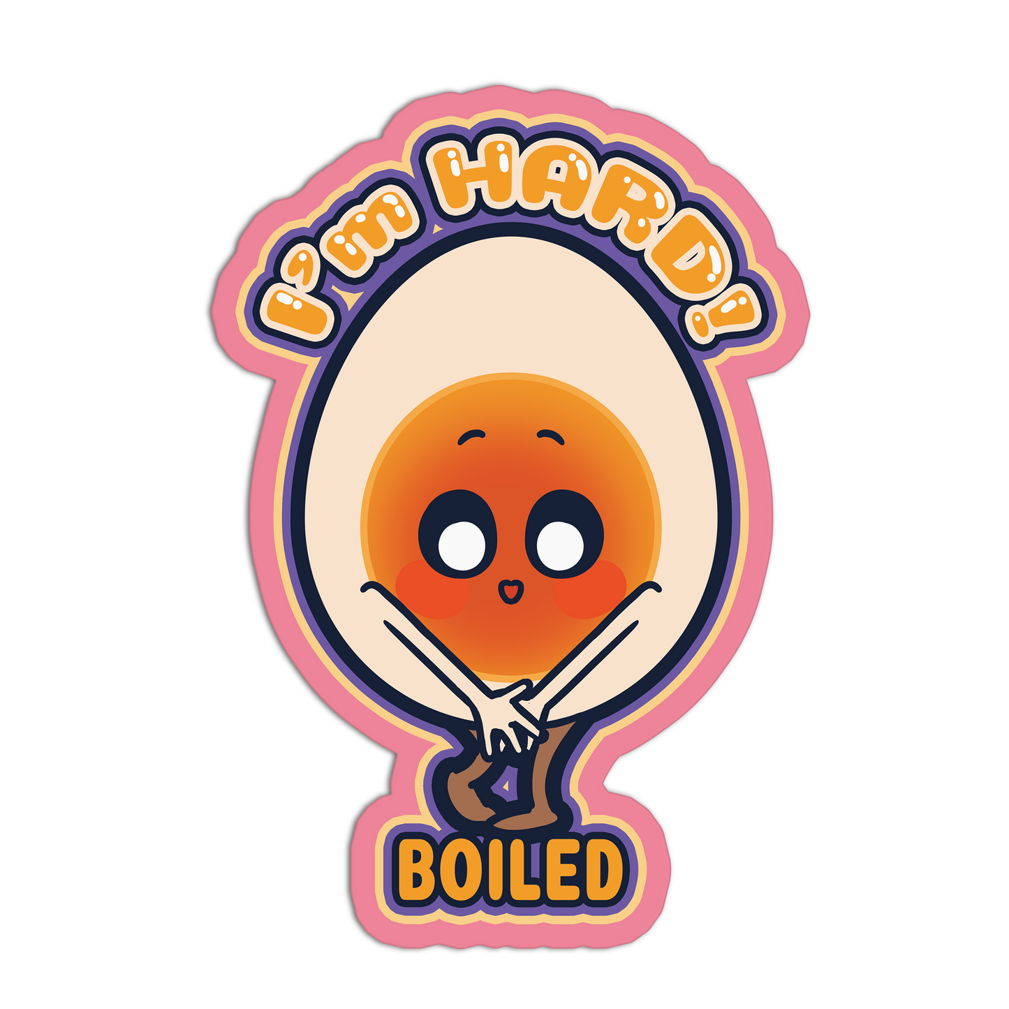 Tough Boiled Breakfast Egg Stickers