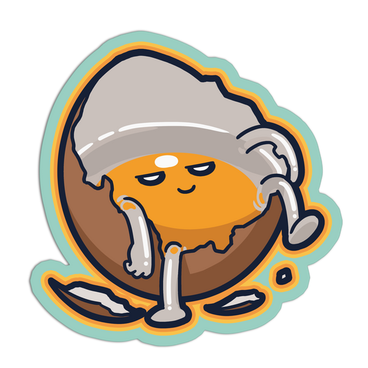 Shelly Life Breakfast Egg Stickers
