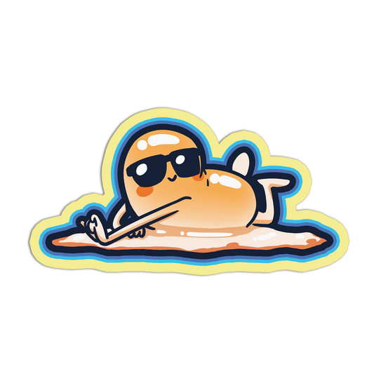 Sunny-Side Shades Breakfast Egg Stickers