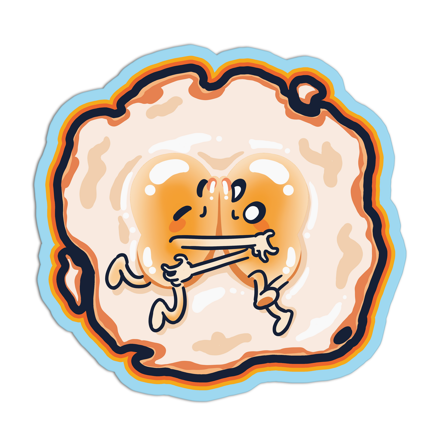 Huddle & Hugs Breakfast Egg Stickers