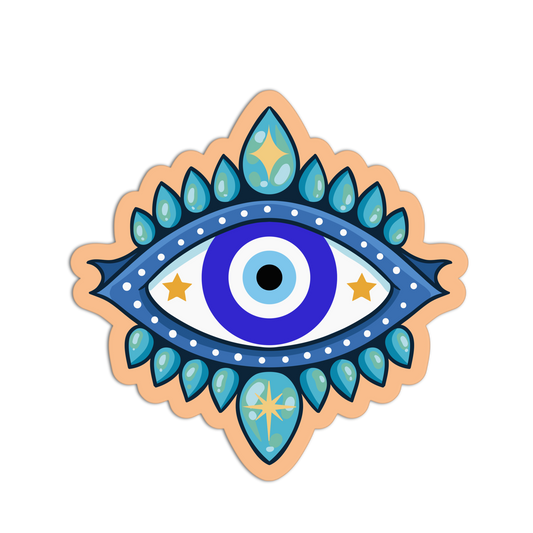Regal Nazar Halo Evil Eye Sticker