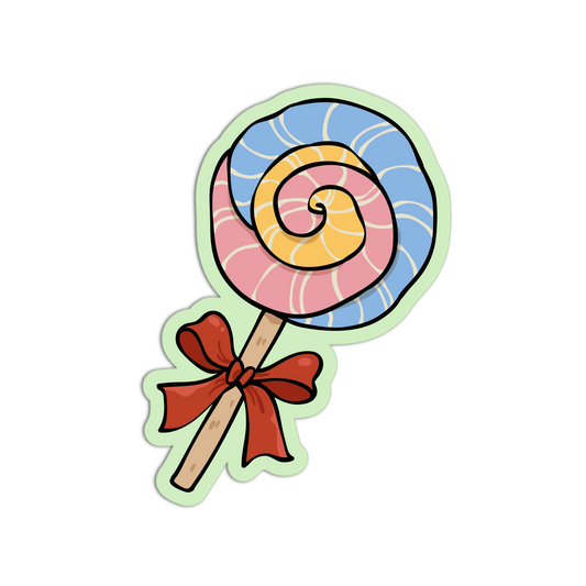 Swirl Lollipop Fair Carnival Sticker