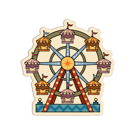 Ferris Wheel Fair CarnivalSticker