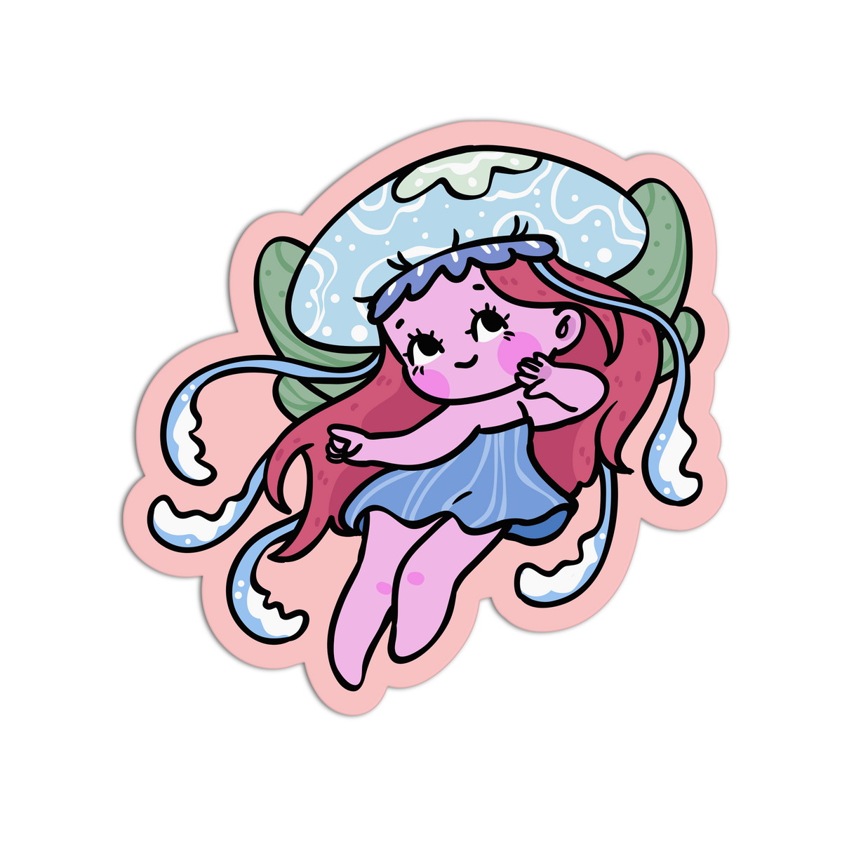 Jellyfish Drift - Fairies Sticker