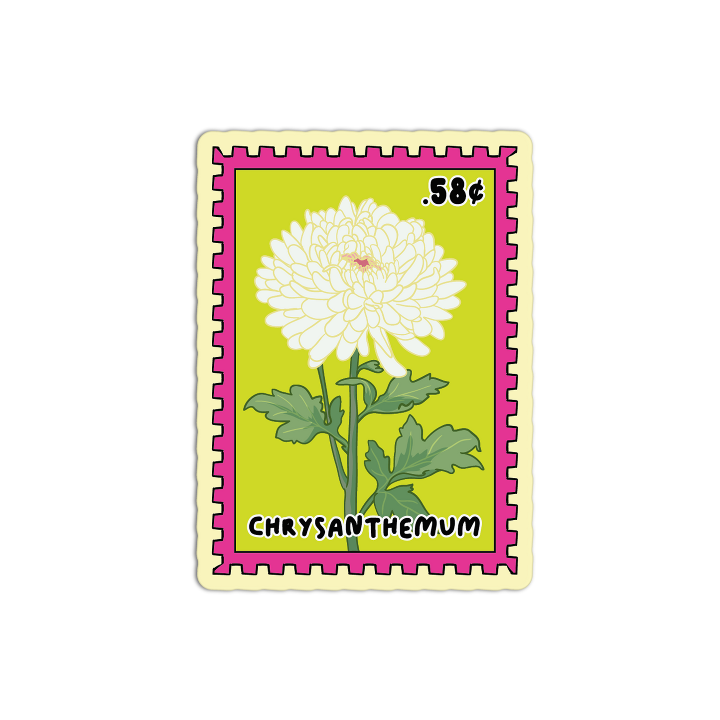 Pure Petal Stamp Sticker