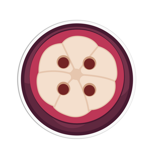 Illustration of a button with a red border on a white background