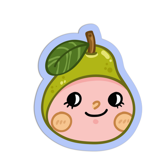 Perfect Pear Person - Fruit Heads Sticker