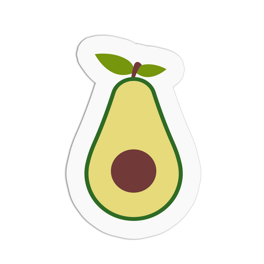 Avocado Slice Fruits Stickers
