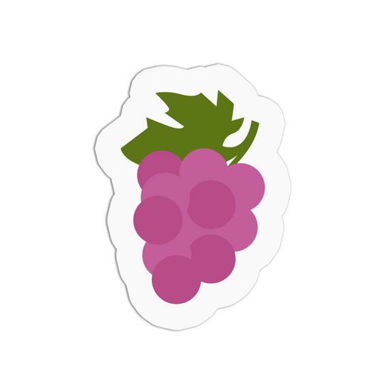 Purple Grapes Fruits Stickers