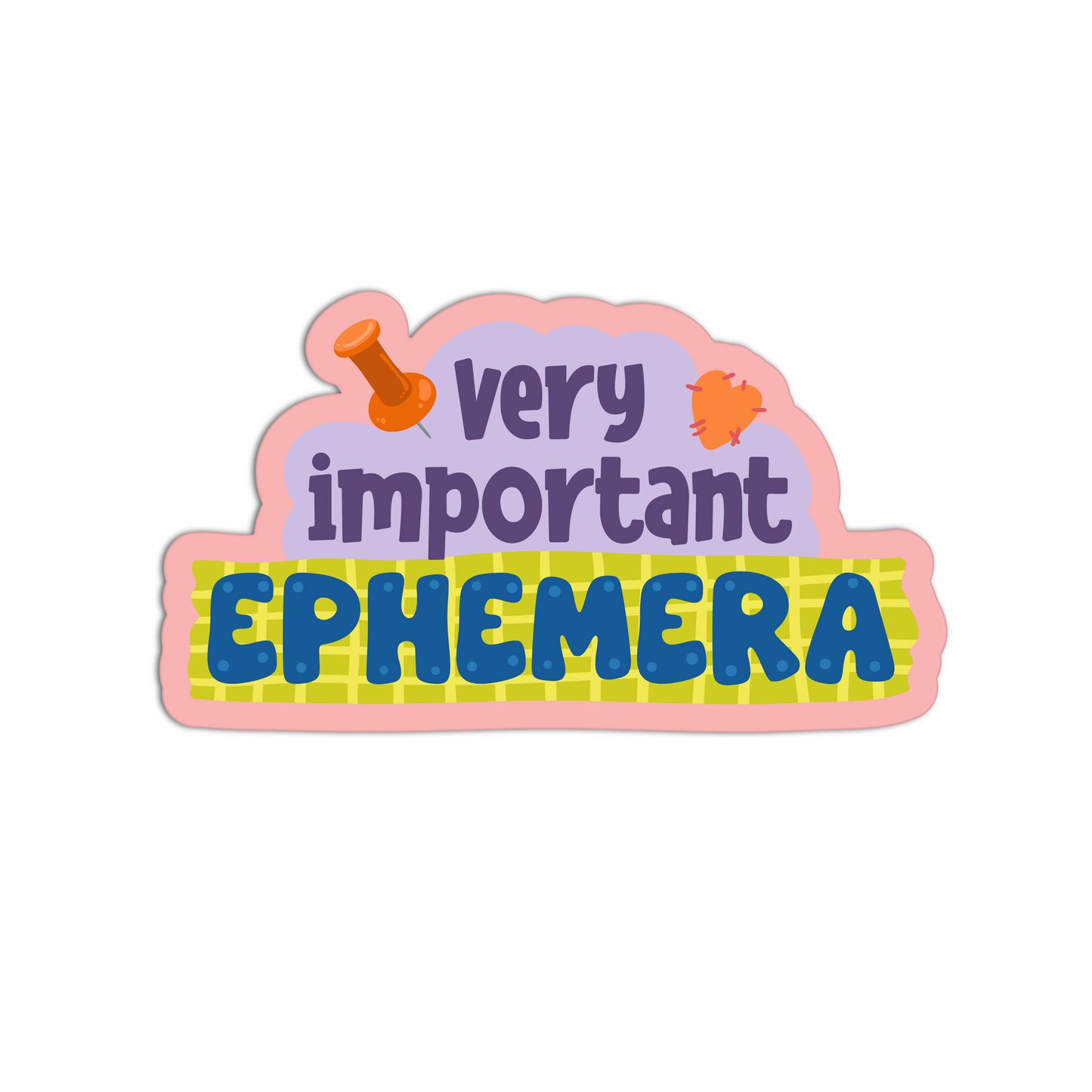 Important Ephemera Funny Junk Journaling Stickers