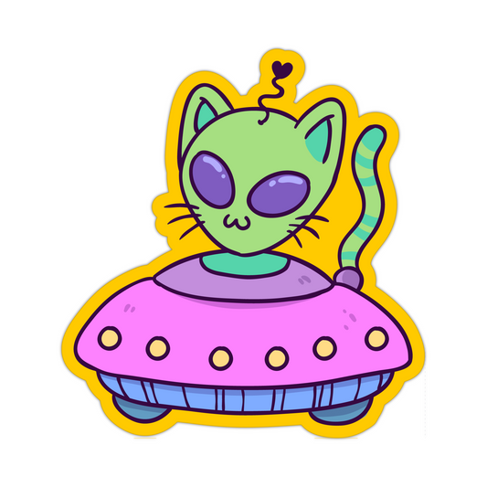 Cat Galaxy and friends Sticker