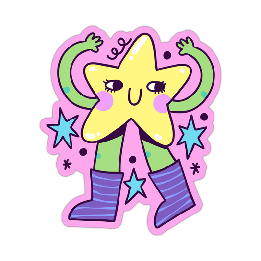 Star Galaxy and friends Sticker