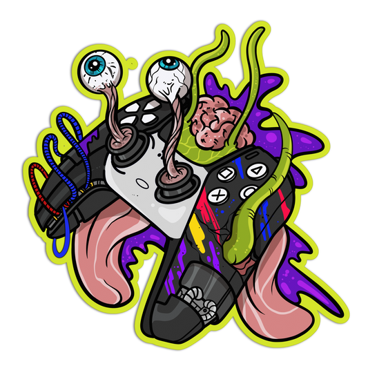 Double-Tongue Duel Gamer Stickers
