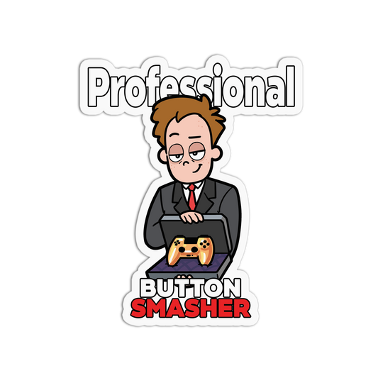 Professional Button Smasher Gaming Memes Stickers