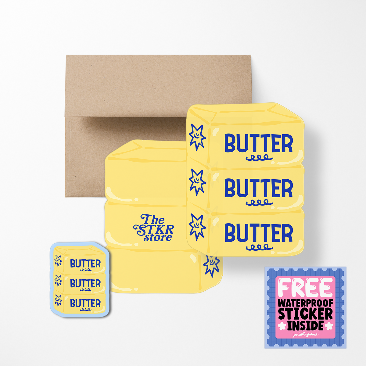 Grocery Folding Greeting Cards