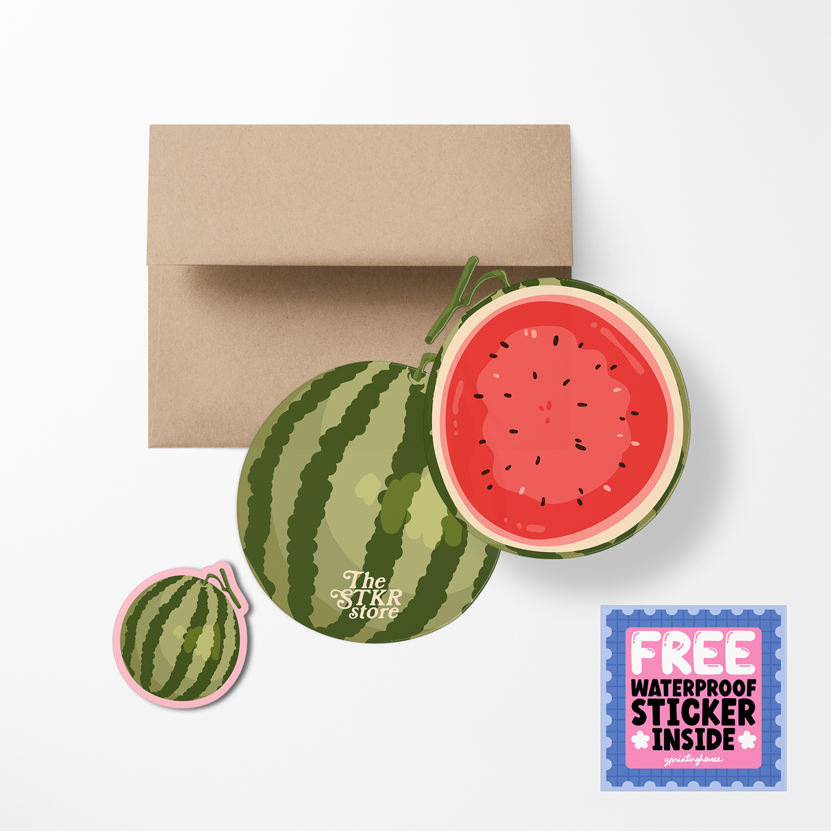 Grocery Folding Greeting Cards