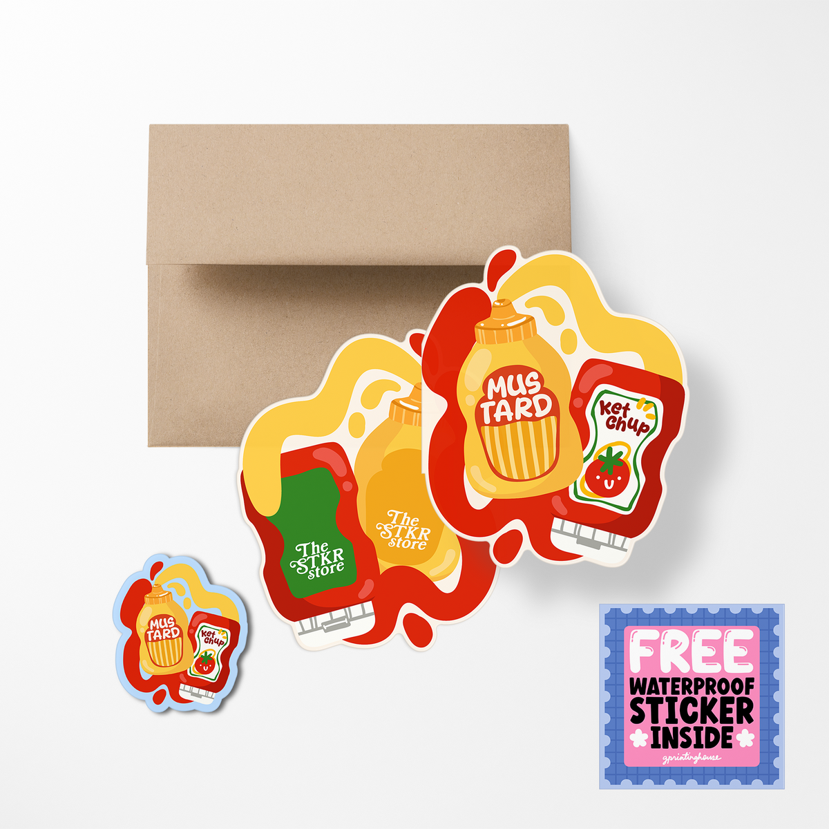 Grocery Folding Greeting Cards