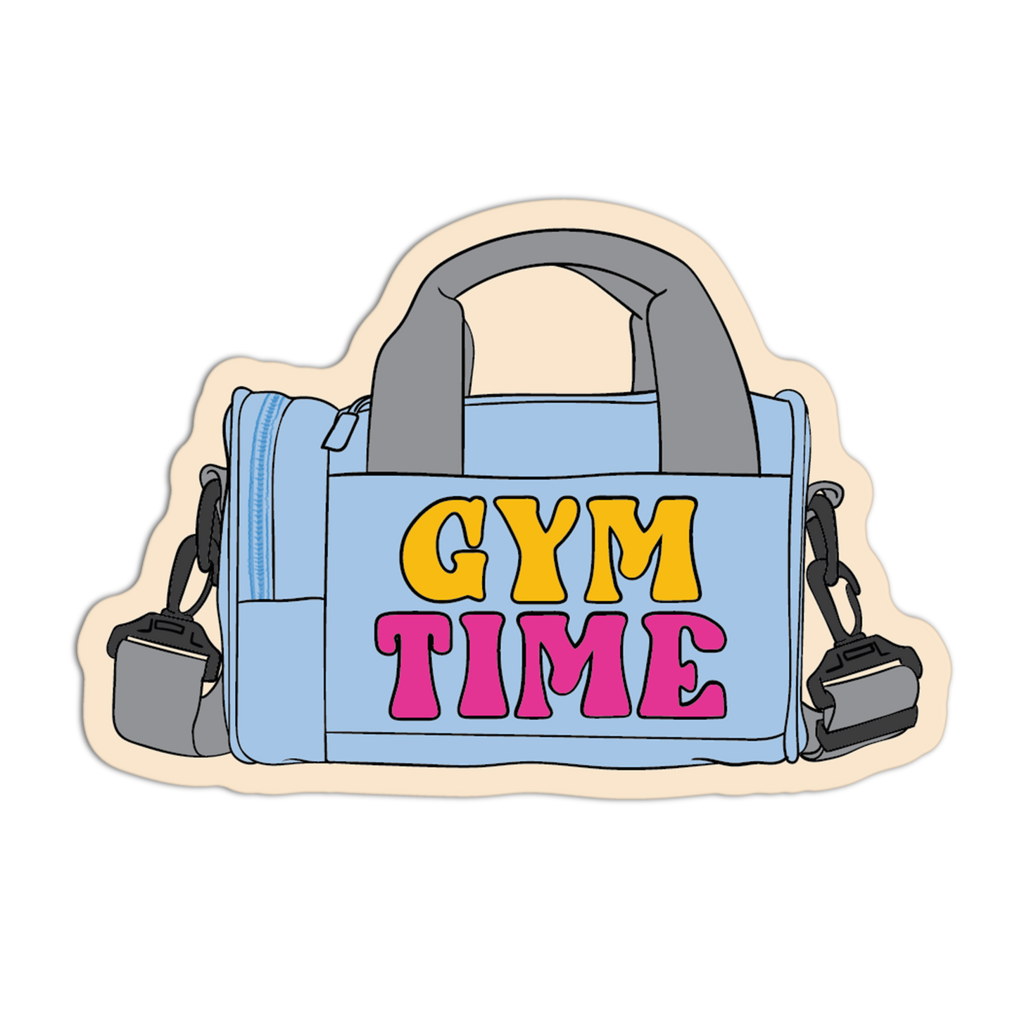 Gym Time Gym Sticker
