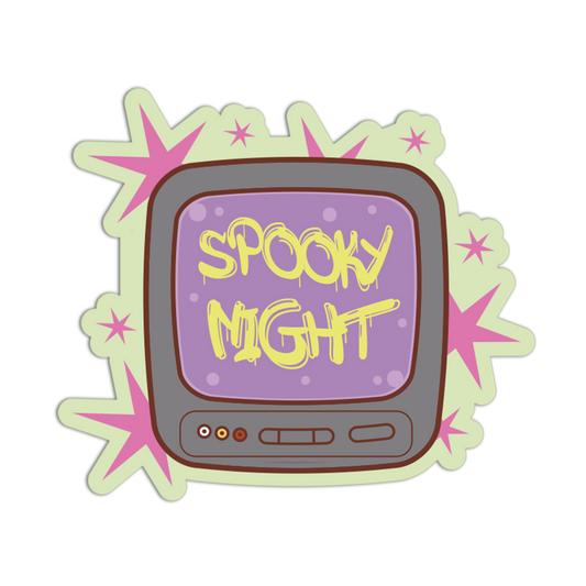 Spooky Night Halloween Theme Sticker