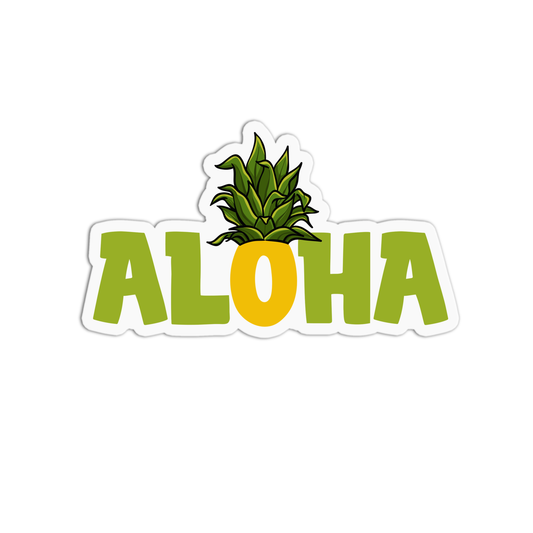 Aloha Hawaiian Stickers